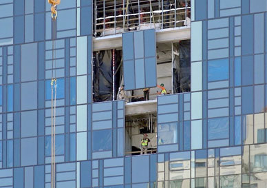 在幕墙施工的过程中，有哪些当苦衷项？